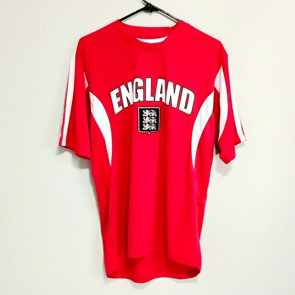 Team England Soccer Jersey Size Medium by Okey Dokey RN 126487!! - Picture 1 of 3